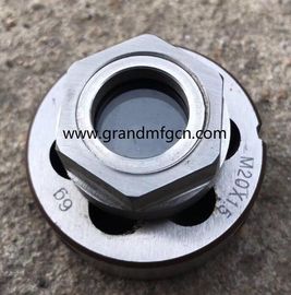 Cuadro metrico M20x1.5 de acero inoxidable 316 de observación anteojos de visión de nivel de aceite servicio OEM sin acabado