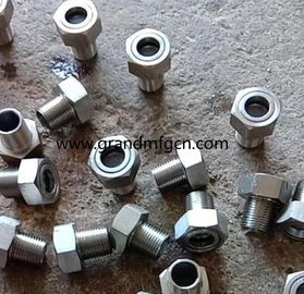 NPT hilo 3/8 3/4 pulgadas de acero inoxidable 316 de observación del nivel de aceite gafas de visión servicio OEM sin acabado