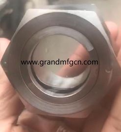 NPT de alta presión 2&quot; de acero inoxidable 304 en el equipo del reactor, enchufe de mira para extractor BHO de circuito cerrado, servicio OEM ODM