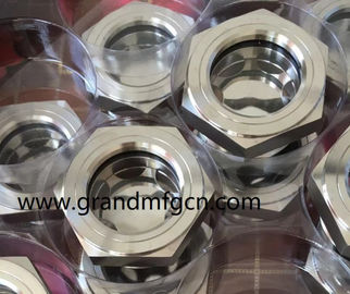 NPT de alta presión 2&quot; de acero inoxidable 304 en el equipo del reactor, enchufe de mira para extractor BHO de circuito cerrado, servicio OEM ODM