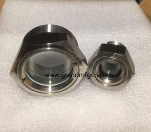 NPT hilo 1/8 1/4 3/4 1/2 pulgadas de acero inoxidable SS316 SS304 de observación del nivel de aceite gafas de visión servicio OEM sin acabado