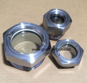M36x1.5 de alta presión de acero inoxidable 304 en el equipo del reactor, enchufe de mira para extractor BHO de circuito cerrado, servicio OEM ODM