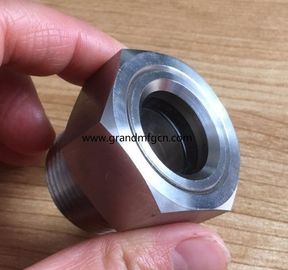 M33M42x1.5, de acero inoxidable, tapones de vidrio para extractor BHO/PHO de circuito cerrado