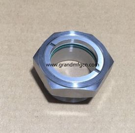 M33M42x1.5, de acero inoxidable, tapones de vidrio para extractor BHO/PHO de circuito cerrado