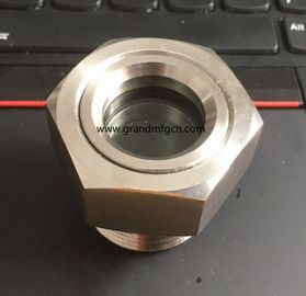 M33M42x1.5, de acero inoxidable, tapones de vidrio para extractor BHO/PHO de circuito cerrado
