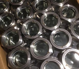 NPT hilo 1" 2 pulgadas de acero inoxidable SS316 SS304 evaporador de observación del nivel de aceite gafas de visión servicio OEM sin acabado