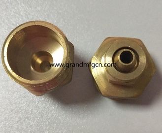 piezas mecanizadas de metal de precisión personalizadas de calidad de latón convertido piezas NPT hilo masculino de uso común