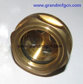 NPT hilo de latón vidrios de visualización de nivel de aceite indicadores de medidor de nivel de aceite soportan alta presión personalizada disponible