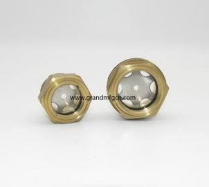 BSP 3/4 &quot; 1/8 INCH tanque de aceite hidráulico vidrio de visualización de nivel de aceite de latón con reflector sin acabado, China