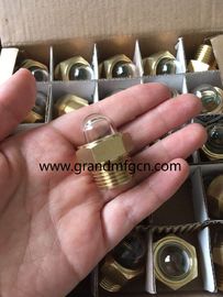 BSP G hilos masculinos 1/2&quot; 3/4&quot; 1&quot; bomba abovedada de vidrio de nivel de aceite ventana vidrio vidrio vidrio vidrio vidrio con vidrio