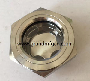 NPT 2 INCH SS316 equipo de mezclador del reactor de tubos de ajuste de fluido visor vidrio vidrio vidrio vidrio medidores de nivel de aceite