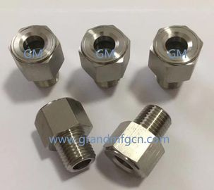 NPT 2 INCH SS316 equipo de mezclador del reactor de tubos de ajuste de fluido visor vidrio vidrio vidrio vidrio medidores de nivel de aceite