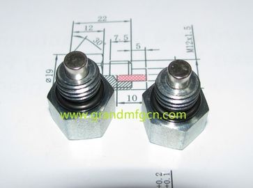 M12X1.5 M16X1.5 M18X1.5 M20X1.5 hilo masculino tapones magnéticos de drenaje de aceite disponibles a medida