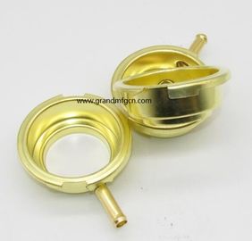 42 mm de aluminio natural Auto Radiador Caps y Aluminio Auto Filler Necks conexión de soldadura de servicio de negocios personalizado