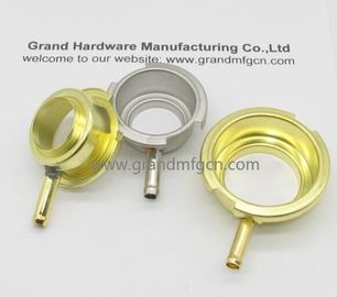 56 mm de aluminio natural Auto Radiador Caps y Aluminio Auto Filler Necks conexión de soldadura de servicio de negocios personalizado