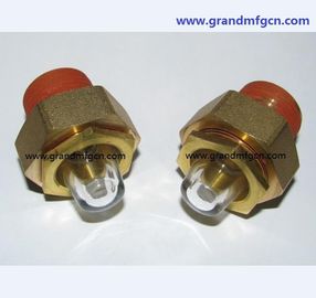 M30x1.5 soplador de lubricación de tornillo circular de latón Visión de nivel de aceite de vidrio indicadores de nivel de aceite de vidrio bomba de vacío