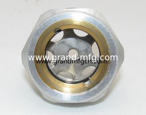 Estándar de aceite de aleación de aluminio Espejo de aceite Hexágono de tornillo en el nivel de aceite ventanas de visión medidores de aceite indicadores personalizados disponibles