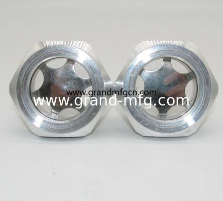 Estándar de aceite de aleación de aluminio Espejo de aceite Hexágono de tornillo en el nivel de aceite ventanas de visión medidores de aceite indicadores personalizados disponibles