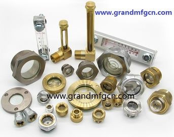NPT 1/2 INCH Indicador de nivel de aceite de latón con marcas de nivel para contenedores de paredes delgadas Medidor de nivel de aceite de vista de puertos Medidores de nivel de aceite hidráulico con carcasa de aleación de aluminio