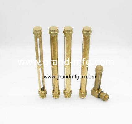 G hilo 1/4&quot; 3/4&quot; medidor de nivel de aceite de latón con ventilación de observación para equipos lubricados con aceite en recipientes de aceite