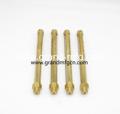 G hilo 1/4&quot; 3/4&quot; medidor de nivel de aceite de latón con ventilación de observación para equipos lubricados con aceite en recipientes de aceite