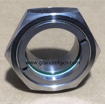 vidrio de visualización de nivel de aceite probado a presión para el tanque de almacenamiento de aceite industrial, contenedor de caja de cambios npt 1/4 1/2 pulgadas de hilo macho