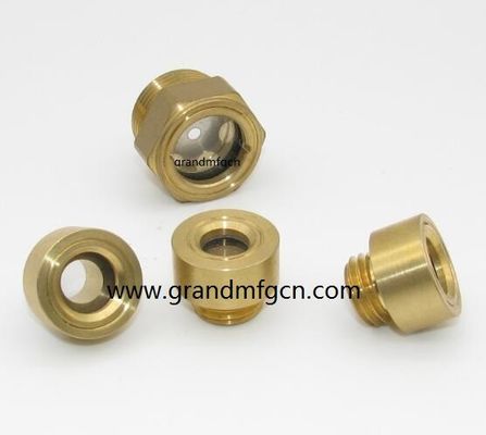 Visores de nivel de aceite UNF3/4 con tuerca hexagonal para comprobar el nivel de aceite del tanque Visor de nivel de aceite vidrio indicador de nivel de aceite