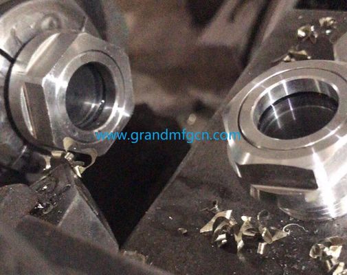 M42X2 M52X2 soplador resistente a la corrosión SS304 de vidrio hexagonal de vidrio con tornillo de entrada