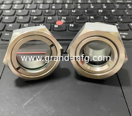 G1 1/2" de acero inoxidable SS316 SS304 evaporador de observación del nivel de aceite gafas de visión servicio OEM sin acabado