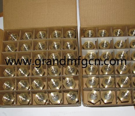 UNF1 visor de nivel de aceite de 1/8&quot; con tuerca hexagonal para comprobar el nivel de aceite del tanque Visor de nivel de aceite de vidrio indicadores de nivel de aceite