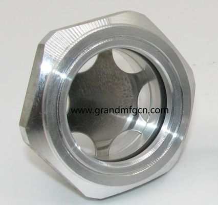 Sistema de lubricación de los sopladores de aluminio con visor hexadecimal para el nivel del aceite