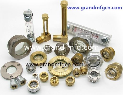 Visor de nivel de aceite UNF1 1/4&quot; con tuerca hexagonal para comprobar el nivel de aceite del tanque Visor de nivel de aceite vidrio indicadores de nivel de aceite