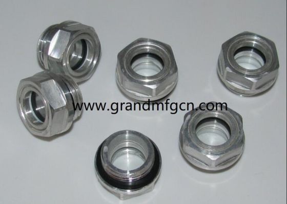 Sistema de lubricación de los sopladores de aluminio con visor hexadecimal para el nivel del aceite