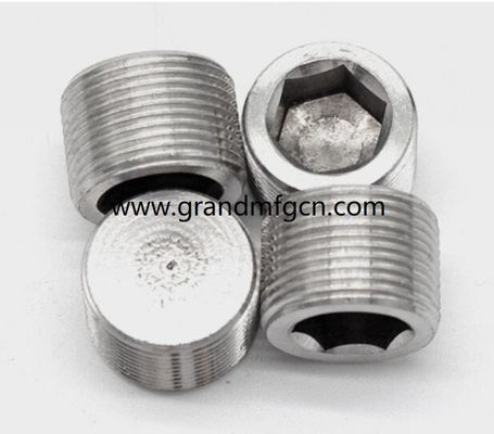 4 pulgadas de acero inoxidable 304 316 316L enchufes hexagonales piezas mecanizadas de precisión accesorios accesorios de ss304 personalizados accesorios OEM
