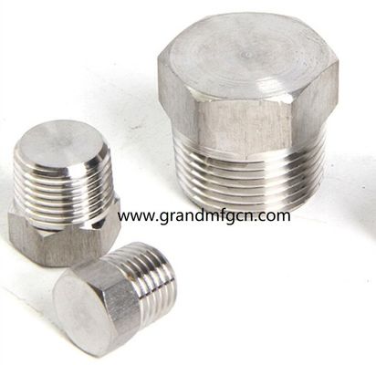 4 pulgadas de acero inoxidable 304 316 316L enchufes hexagonales piezas mecanizadas de precisión accesorios accesorios de ss304 personalizados accesorios OEM
