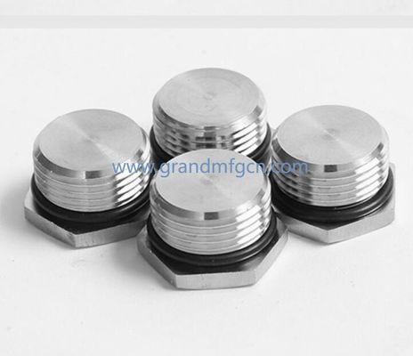 4 pulgadas de acero inoxidable 304 316 316L enchufes hexagonales piezas mecanizadas de precisión accesorios accesorios de ss304 personalizados accesorios OEM