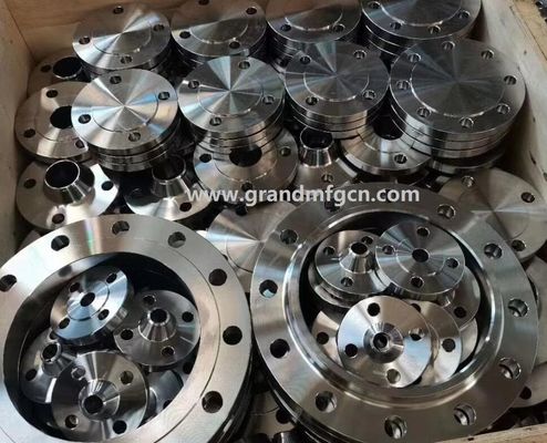 F304 F304L F316 F316L 31803 32750 Flanca de conexión de acero inoxidable de soldadura deslizante/cuello de soldadura/flanca de placa/flanca ciega