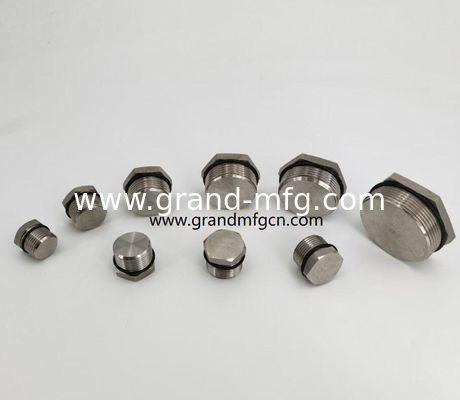 NPT 1/4" 1/2" 3/8" 1" 2" 2 1/2" 3" 4" hilo masculino de acero inoxidable 304 316 tapones de escape de aceite