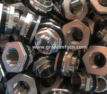 NPT de acero inoxidable 304 316 316L enchufes hexagonal de precisión piezas mecanizadas accesorios de piezas de acero inoxidable
