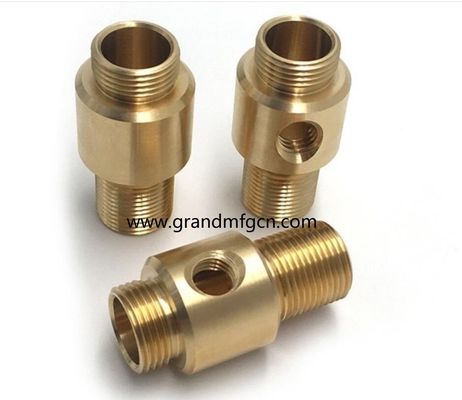 piezas mecanizadas de metal de precisión personalizadas de latón de calidad piezas giradas NPT conectores de rosca masculina accesorios de latón