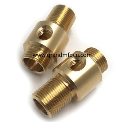 piezas mecanizadas de metal de precisión personalizadas de latón de calidad piezas giradas NPT conectores de rosca masculina accesorios de latón