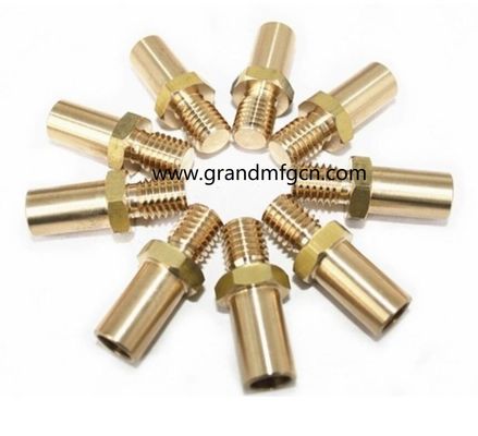 piezas mecanizadas de metal de precisión personalizadas de latón de calidad piezas giradas NPT conectores de rosca masculina accesorios de latón
