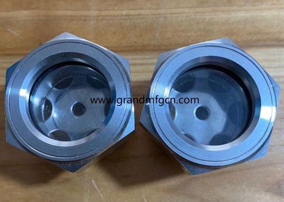 M27X1.5 acero inoxidable 304 vidriera de vidrio de aceite en stock hex Vidriera de vidrio de nivel de aceite indicadores de nivel de aceite