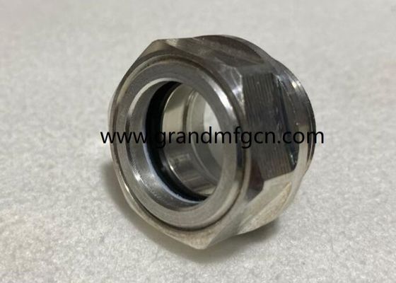 G1/2Fluidor resistente a la corrosión de nivel de aceite de aluminio hexarrastre de visor de nivel de aceite de vidrio indicadores de nivel de aceite