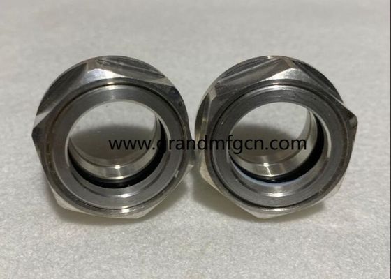 El hilo métrico M22 M24 M26 M27 M30X1,5 de calidad de acero inoxidable toros de vidrio visor niveles de aluminio para bombas industriales