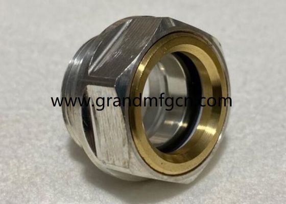 El hilo métrico M22 M24 M26 M27 M30X1,5 de calidad de acero inoxidable toros de vidrio visor niveles de aluminio para bombas industriales