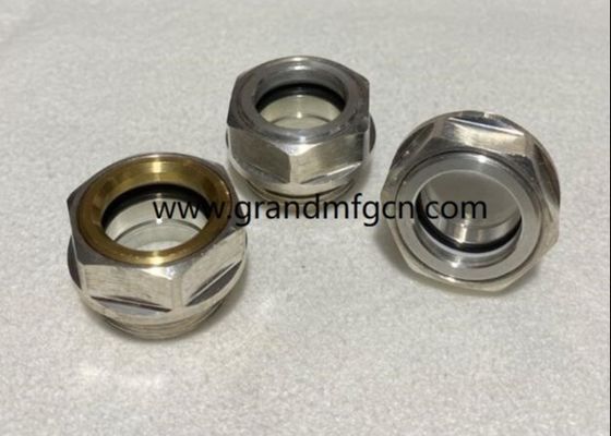 El hilo métrico M22 M24 M26 M27 M30X1,5 de calidad de acero inoxidable toros de vidrio visor niveles de aluminio para bombas industriales