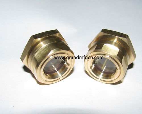 Visores de nivel de aceite UNF3/4 con tuerca hexagonal para comprobar el nivel de aceite del tanque Visor de nivel de aceite vidrio indicador de nivel de aceite
