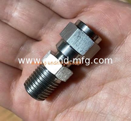 NPT1/4 pulgadas de acero inoxidable 316 válvula de liberación soportar 2800PSI presión en stock pieza mecanizada de precisión personalizada