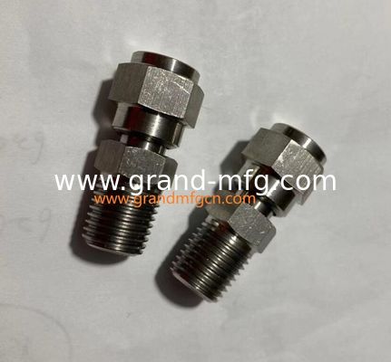 NPT1/4 pulgadas de acero inoxidable 316 válvula de liberación soportar 2800PSI presión en stock pieza mecanizada de precisión personalizada